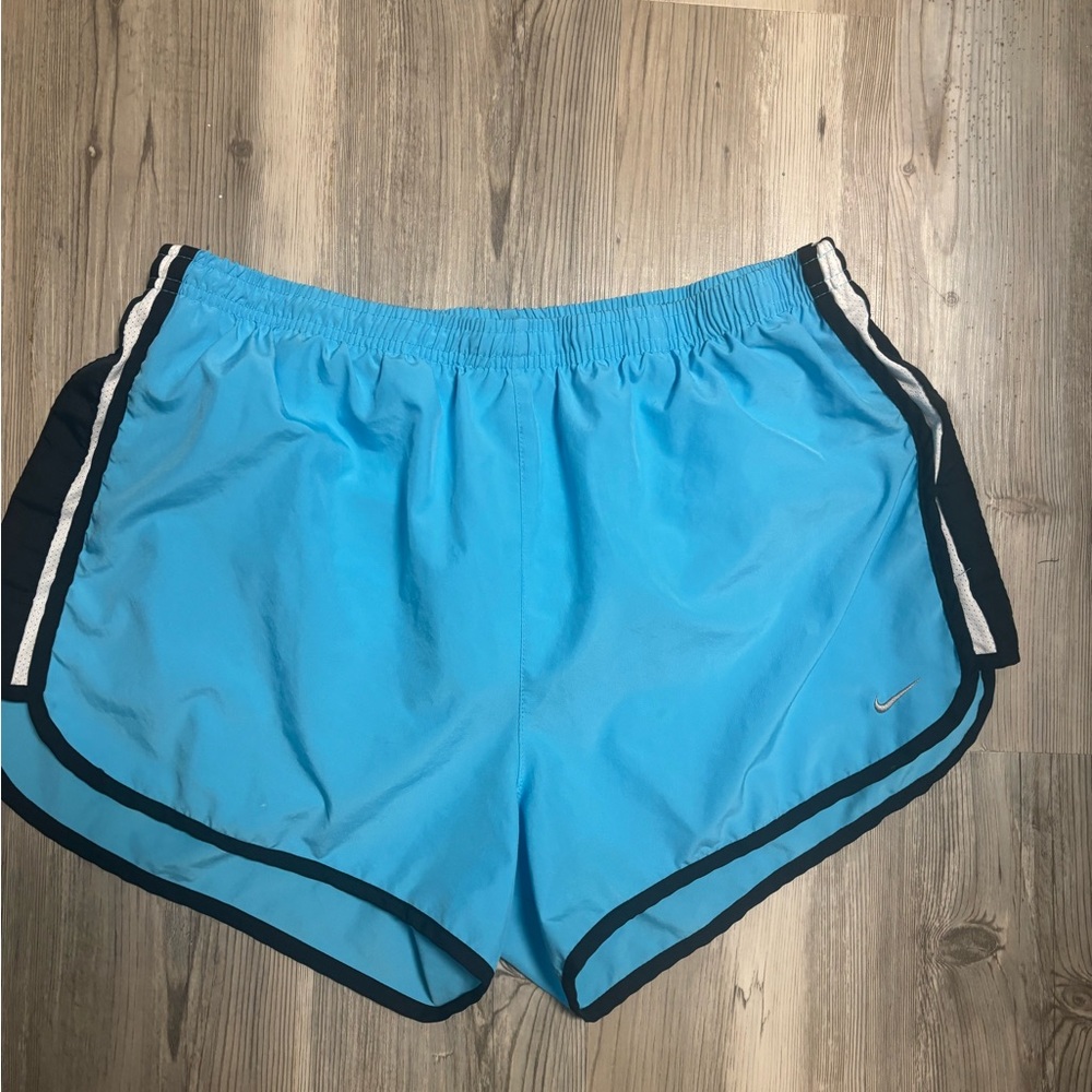 Nike Dri Fit Size Large blue and white shorts